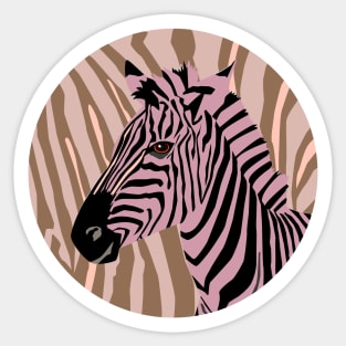 Zebra Sticker